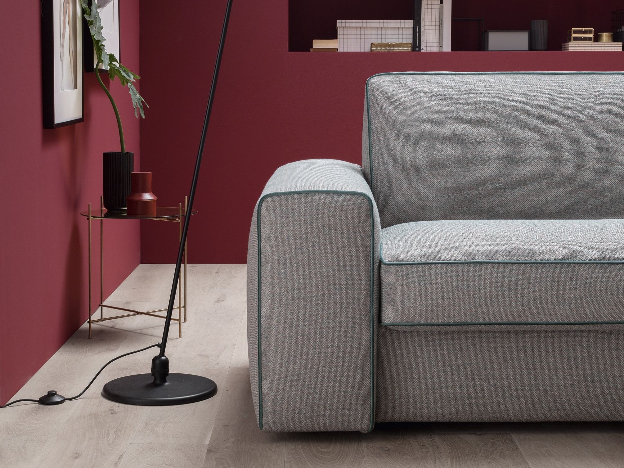 Двуспальный диван-кровать из ткани Felis Day &amp ARCH-00069260 - Вид №1