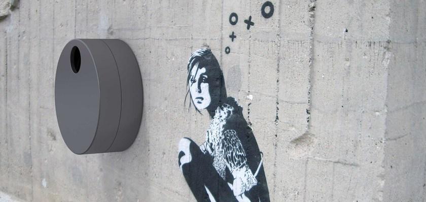 Metalco Настенный стальной мусорный бак sun-id-1366516 - Вид №3