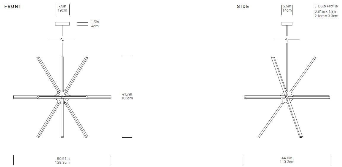 Stickbulb Led подвесной светильник из дерева Boom sun-id-1464884 - Вид №5