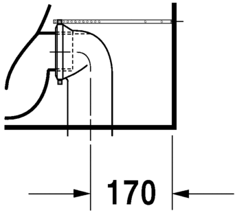 21180920002 Компакт унитаз с бачком Белый Duravit D-Code Германия - Вид №7