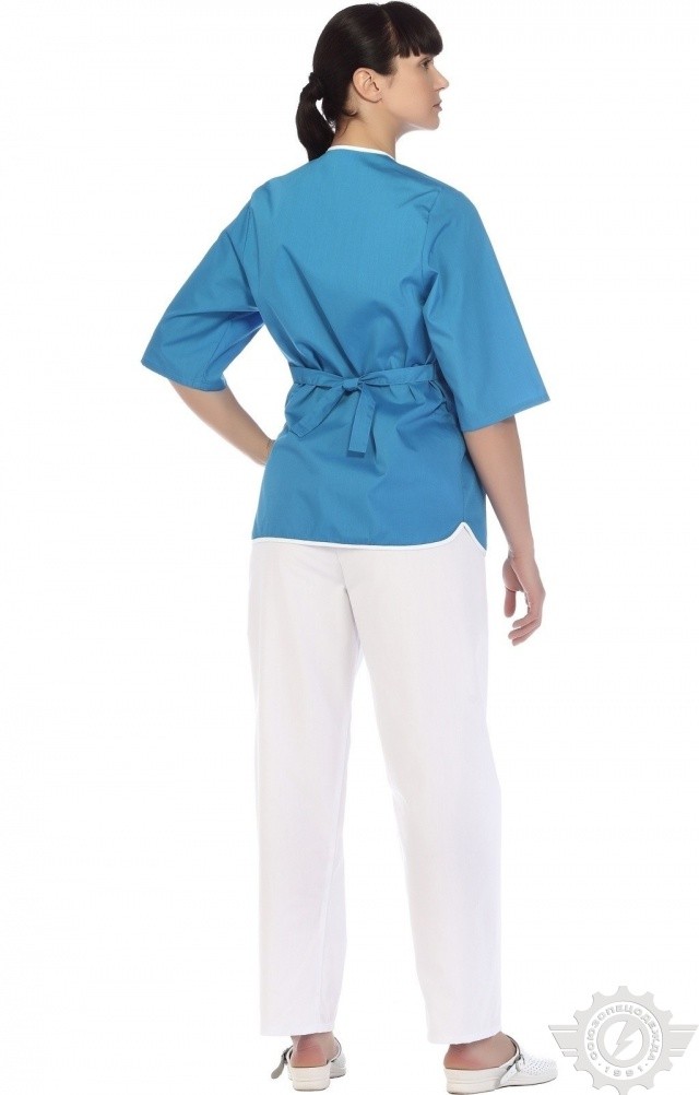 66178 Куртка "Сервис" темно-голубая  Медицинская одежда  размер 44/158-164 Спецодежда  - Вид №10