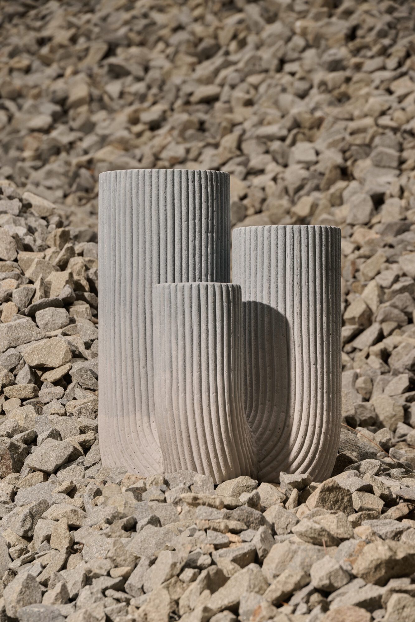 Круглый бетонный журнальный столик URBI et ORBI Medius Terra ARCH-00130319 - Вид №4