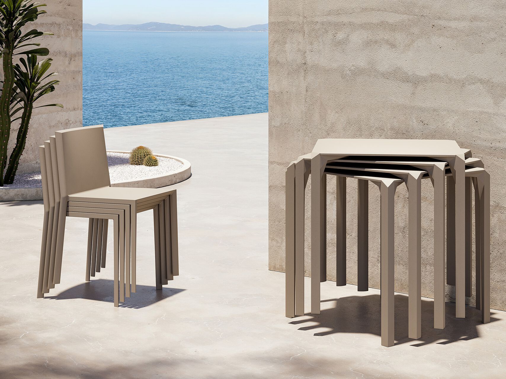 Полипропиленовый садовый стул Vondom ARCH-00065471 - Вид №7