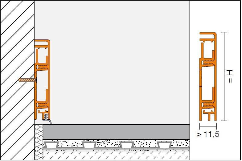 Schlüter-Systems Плинтус алюминиевый Profili decorativi di chiusura sun-id-1503032 - Вид №1