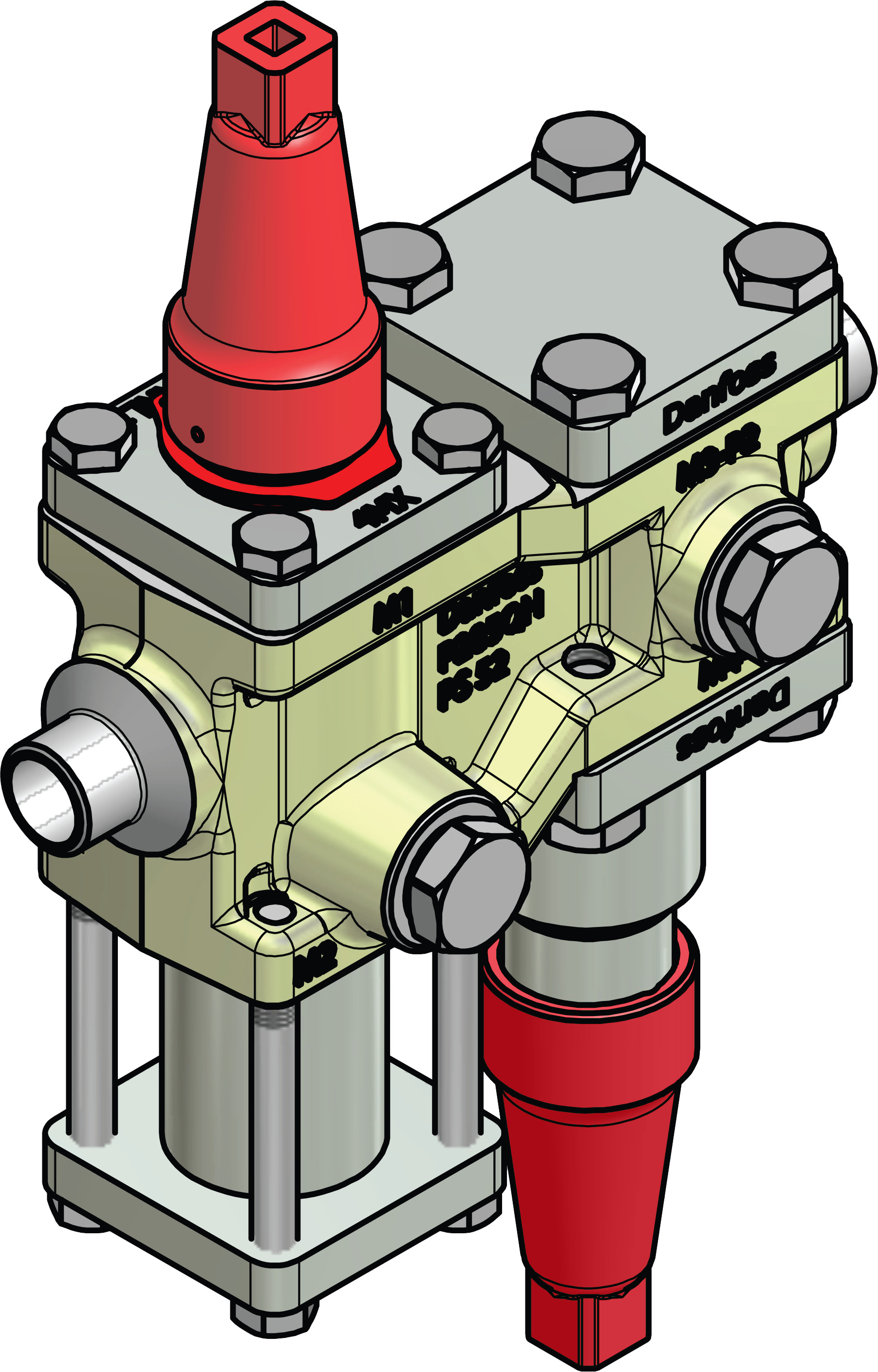 Danfoss ICF 15 — многофункциональные клапанные станции ICF 15-4-14 Клапан-регулятор универс-ный 027L4551  - Вид №10