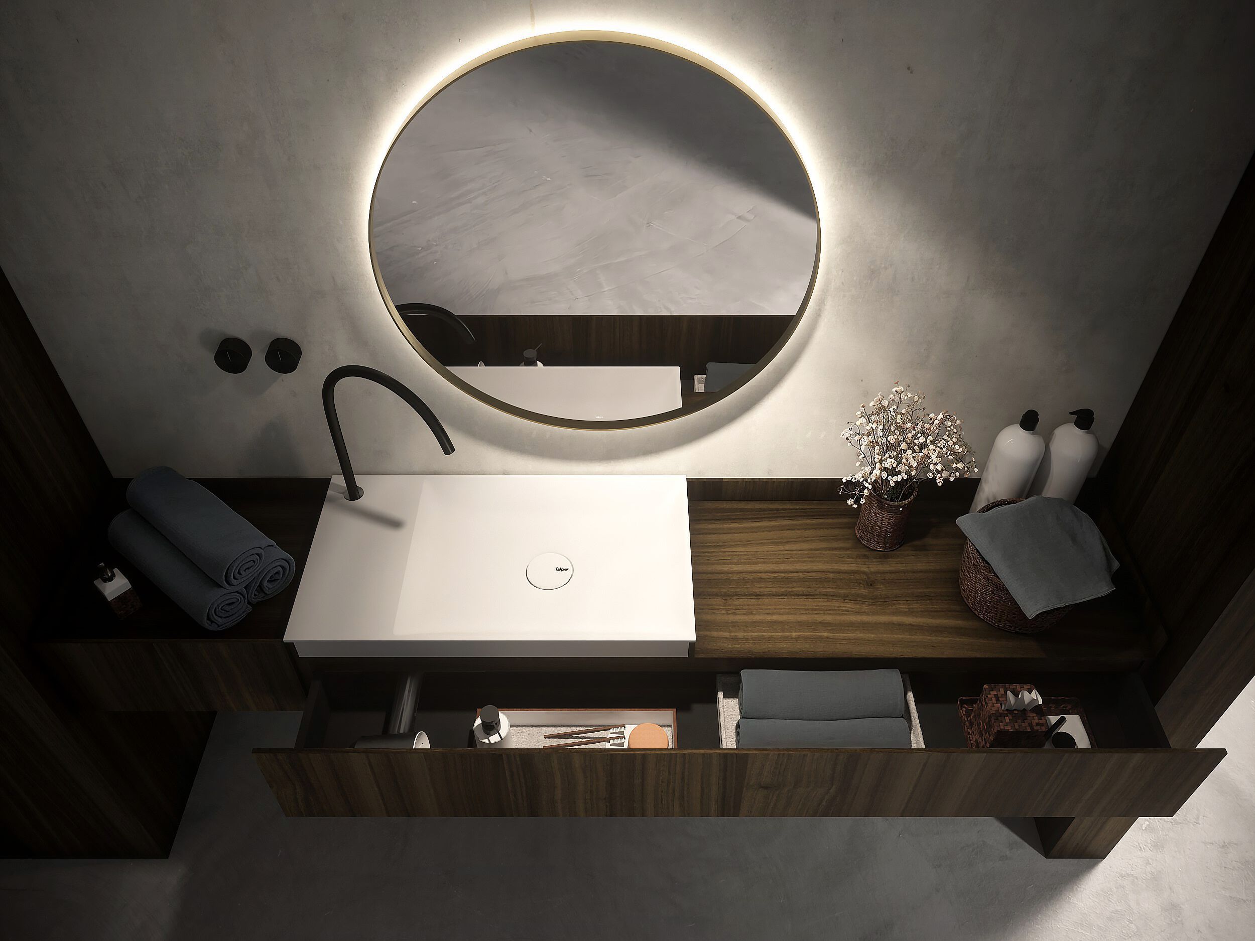 Подвесной умывальник Falper MA Elements ARCH-00153216