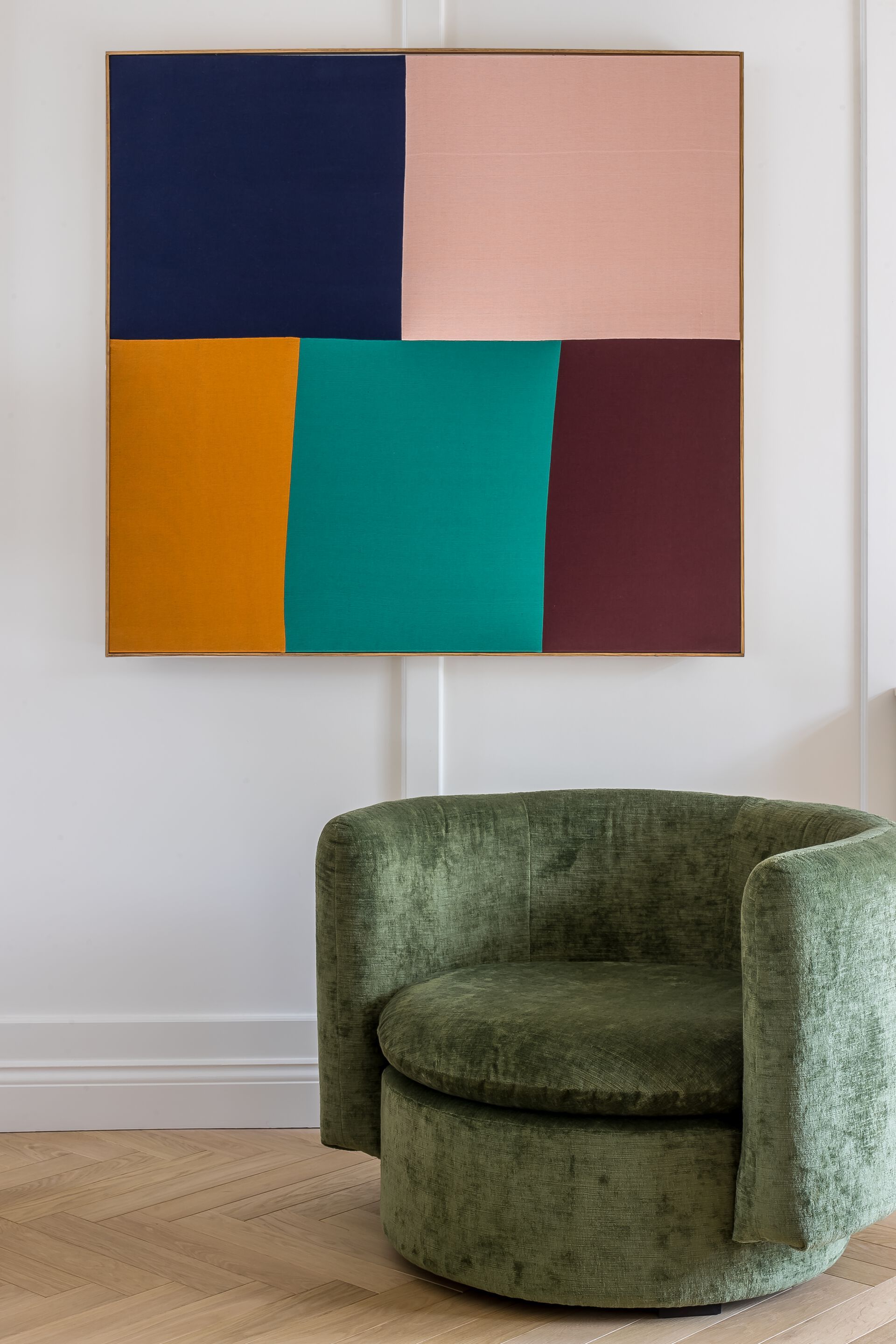 Вращающееся кресло с подлокотниками Collett & Victor BO ARCH-00147842 - Вид №3