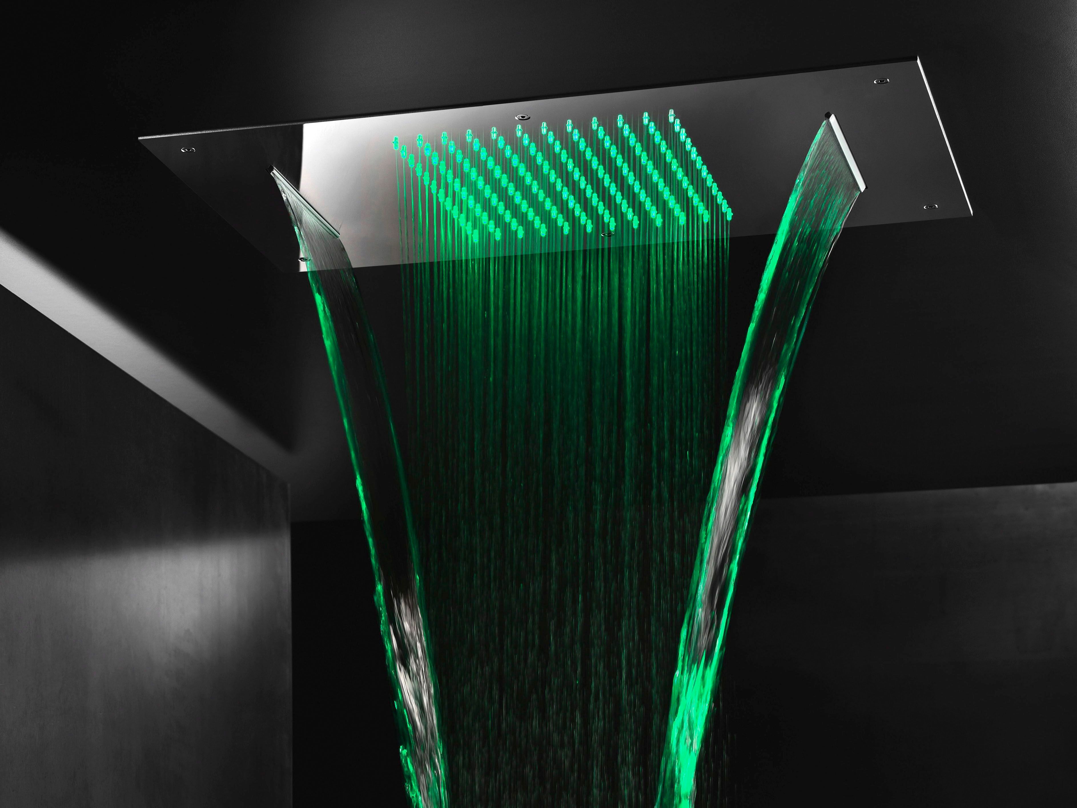 Встраиваемая потолочная душевая головка с хромотерапией GUGLIELMI RUBINETTERIE Water Therapy ARCH-00063642 - Вид №1