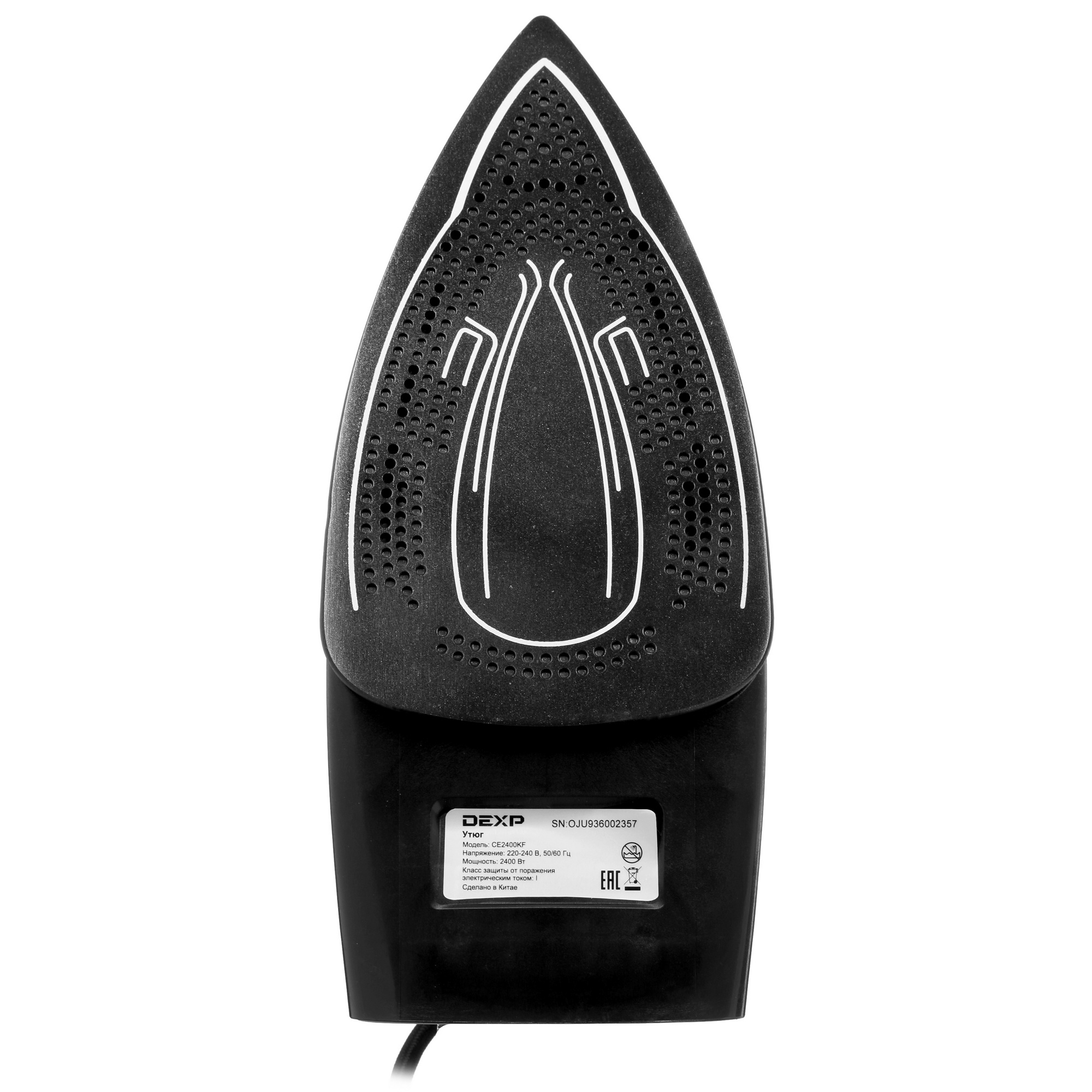 1392242 Утюг DEXP CE2400KF бирюзовый STDN-0103693 - Вид №3