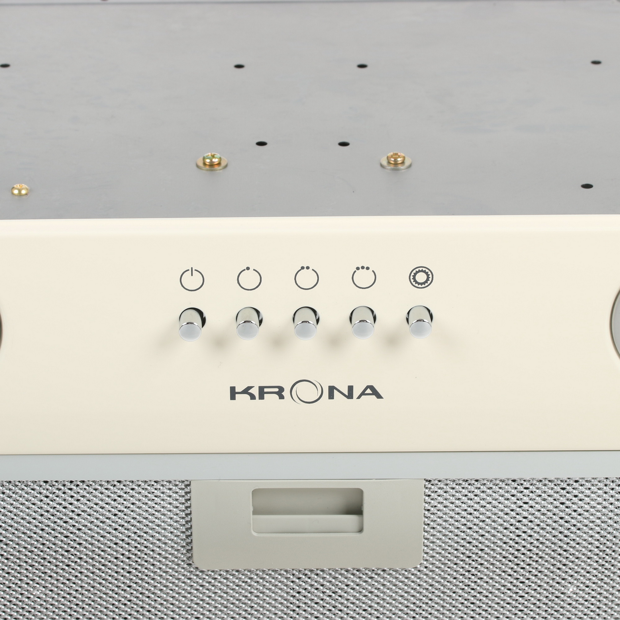 8184305 Вытяжка полновстраиваемая KRONA RUNA 600 PB бежевый STDN-0137777 - Вид №4