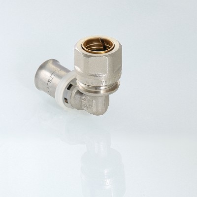 VTm.253.I.001615 Пресс-фитинг –  угольник с переходом на обжимное соединение Valtec 16 x 15 мм  - Вид №5