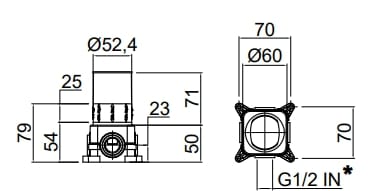 Напольная дозирующая насадка для умывальника Antoniolupi Indigo ARCH-00143083 - Вид №6