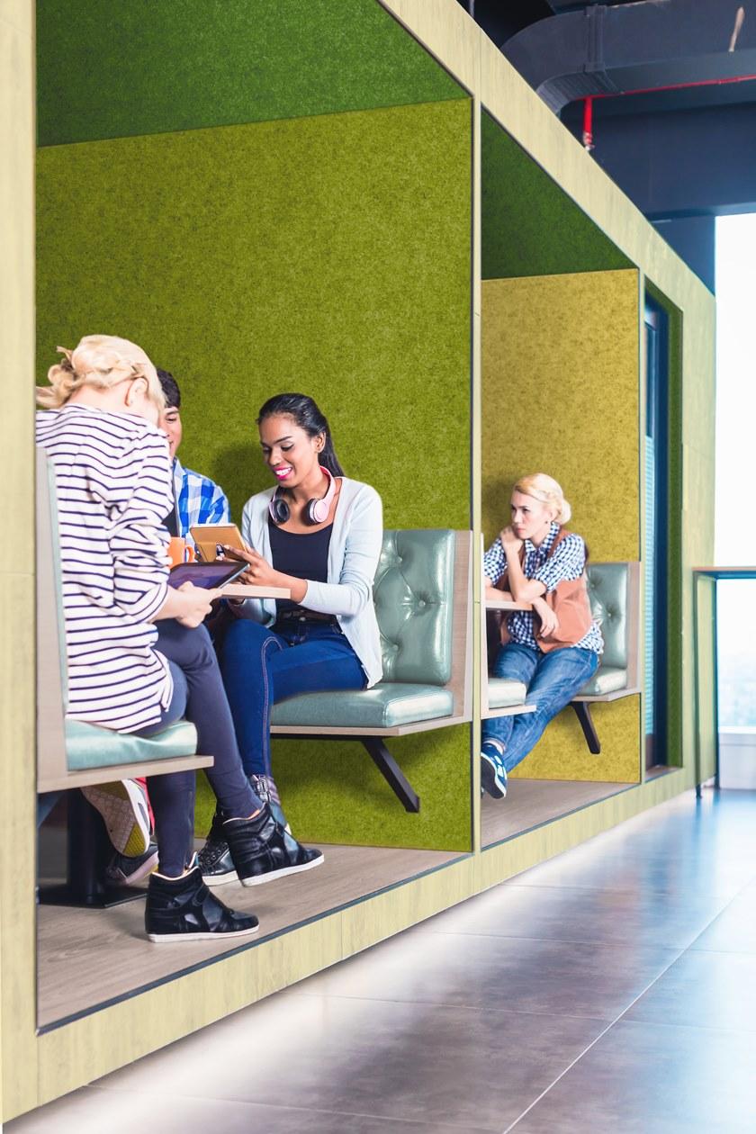 Slalom Экологическое акустическое покрытие для интерьеров Felt sun-id-1382012 - Вид №2