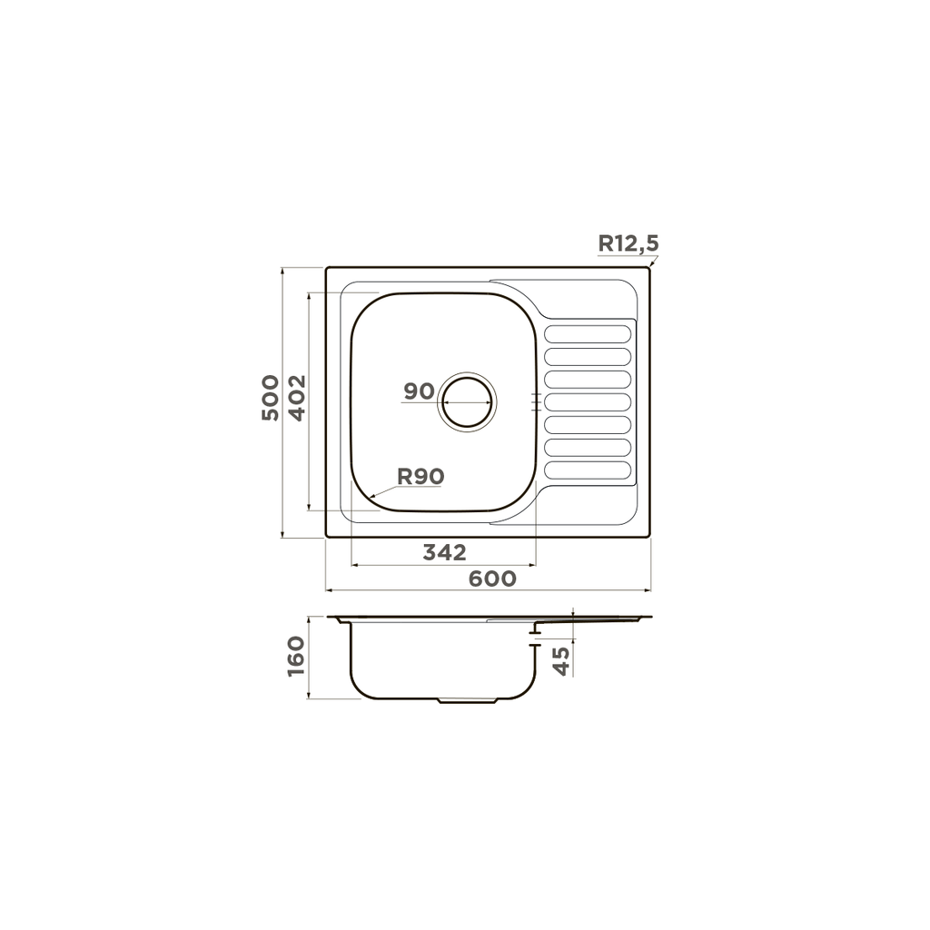 Кухонная мойка Kashiogawa 60 IN OMOIKIRI 4993274 - Вид №5