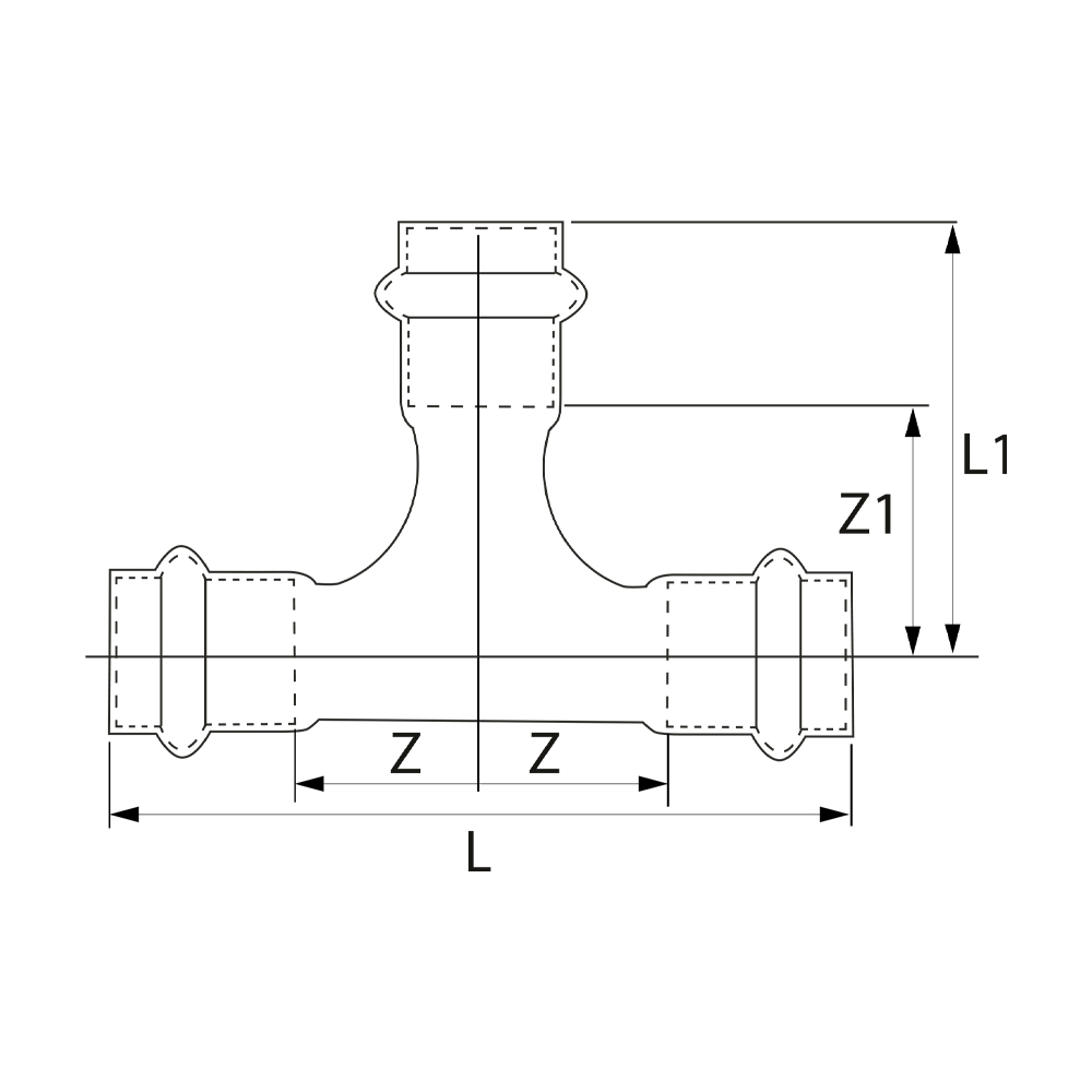 PS51300352835 Тройники Tece  - Вид №1