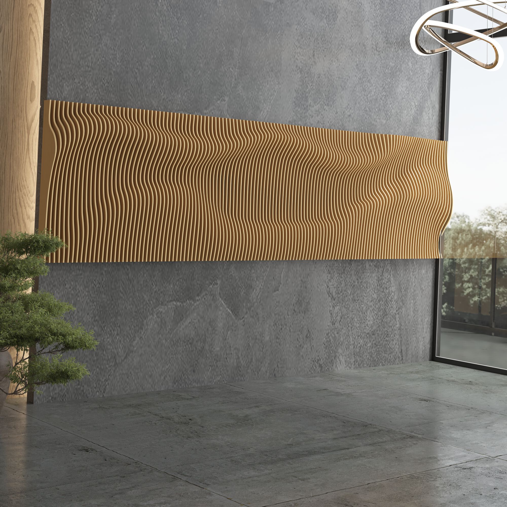 Параметрическая стеновая панель MYWOODREAM CADENZA ARCH-00035360 - Вид №2