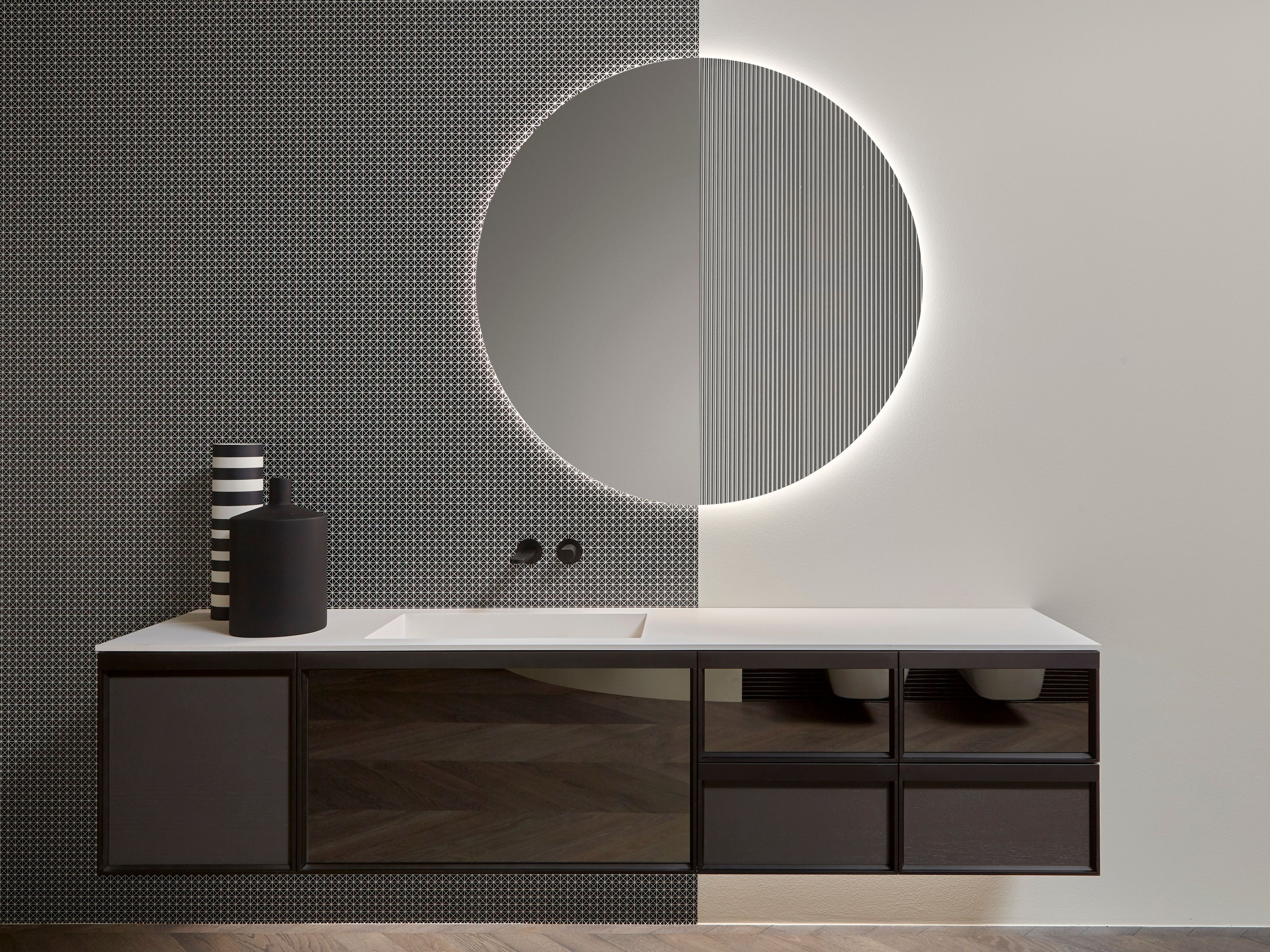 Подвесной умывальник с ящиками Antoniolupi Bemade ARCH-00000226