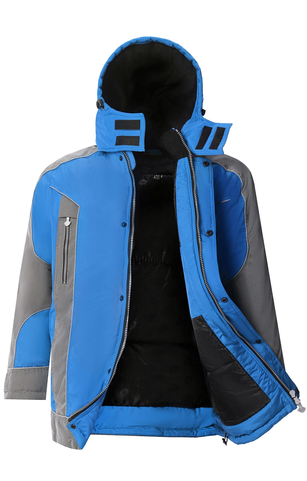 63093 Куртка "Ультра" зимняя василек  Зимняя спецодежда  размер 44-46/158-164  - Вид №3