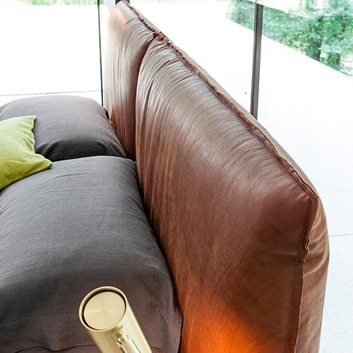 Devina Nais Мягкая двуспальная кровать с мягким изголовьем sun-id-1446569 - Вид №2