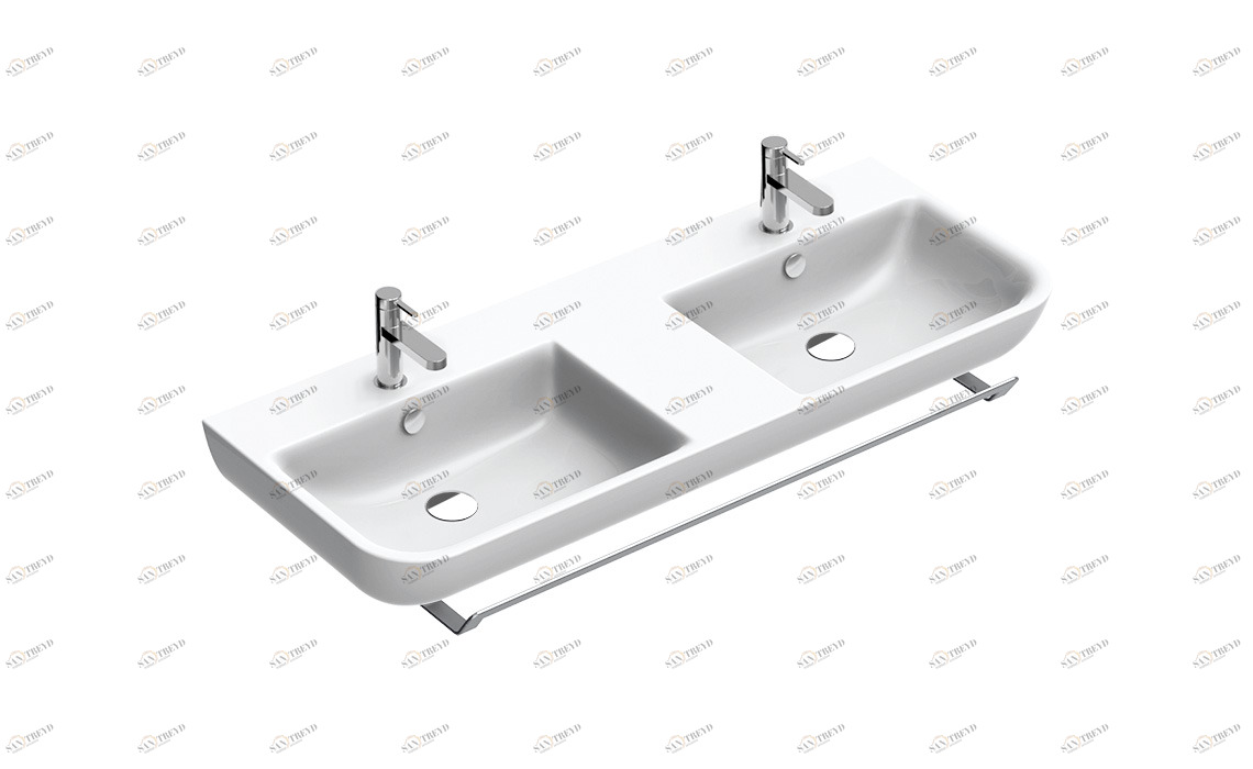 1125BSFD00 Подвесная раковина настенная овальная CERAMICA CATALANO Sfera белая