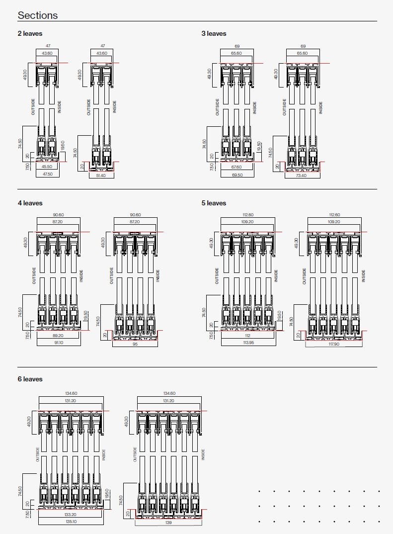 Раздвижные стеклянные окна Saxun IRAS ARCH-00118998 - Вид №3