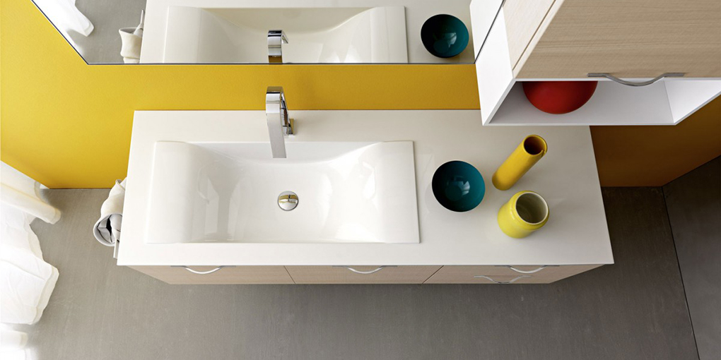 Комплект мебели для ванной Sky 108 Arbi Sky Seghettato Collection SKY108 - Вид №1