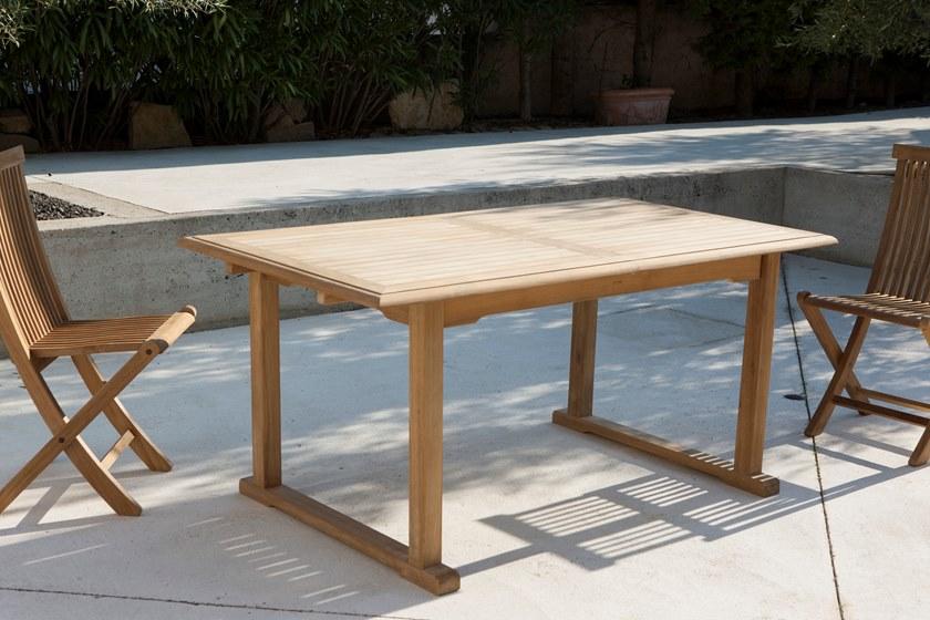 Unopiù Раздвижной прямоугольный стол из тика Chelsea Witare - Вид №3