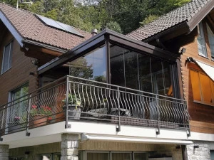 FRUBAU Раздвижная стеклянная дверь из алюминия и стекла Panoramline®