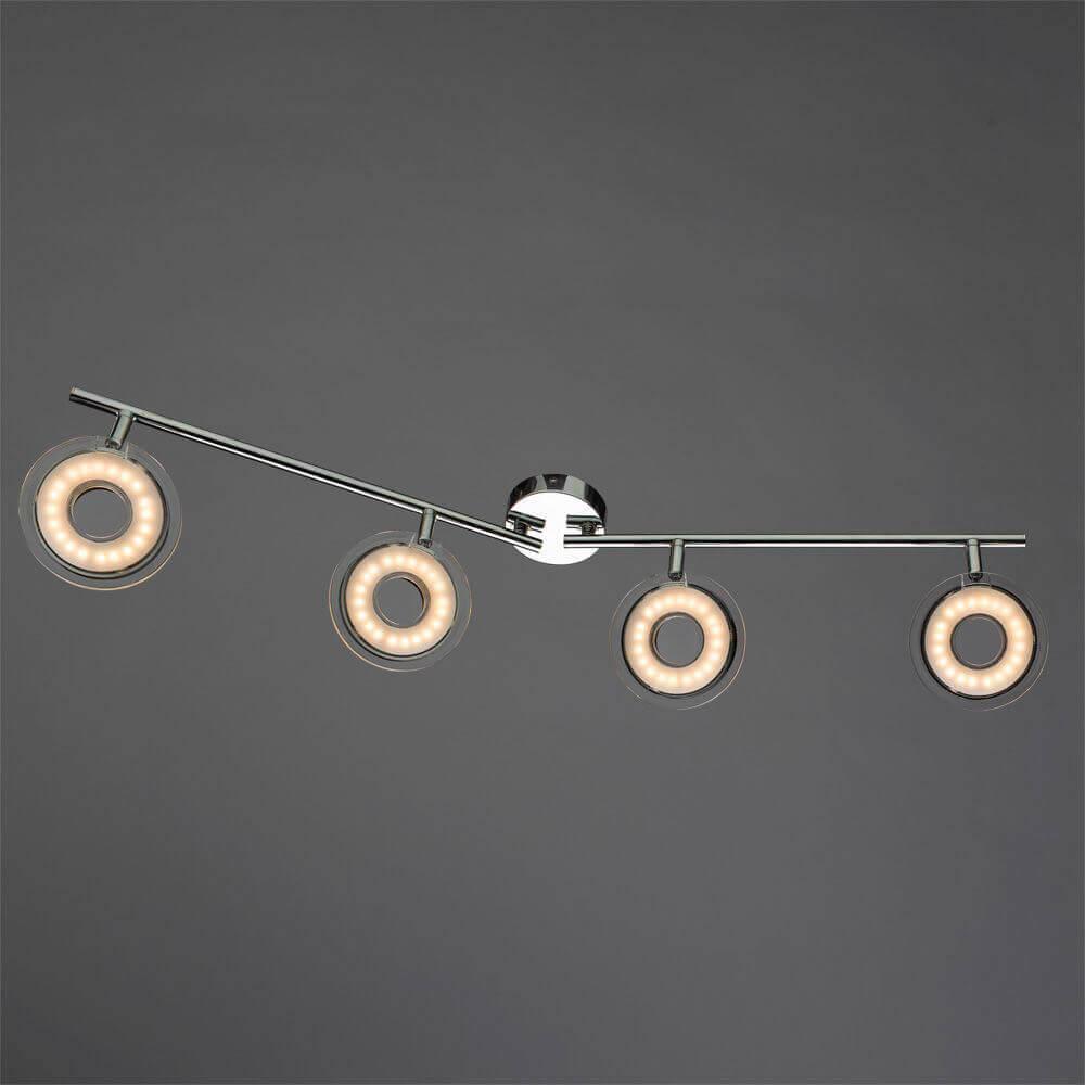 Светодиодный спот цвета хром Arte Lamp 12 A8971PL-4CC ARTE LAMP 12 00-3924002 Хром  - Вид №1