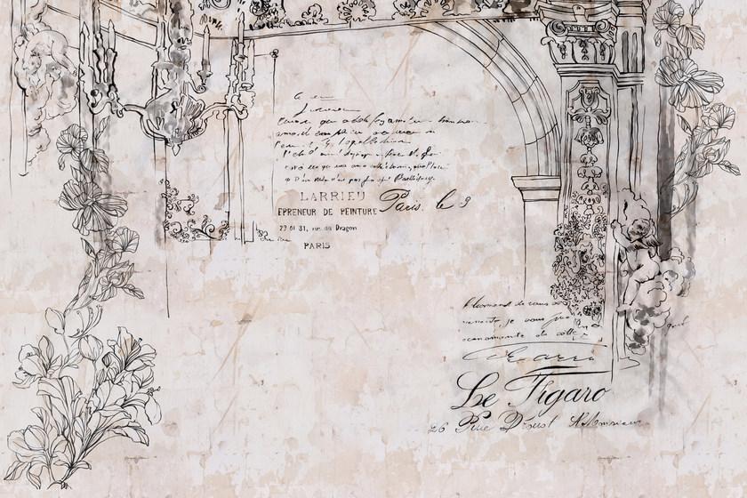 GLAMORA Моющиеся виниловые обои с тиснением Words sun-id-1413548 - Вид №2