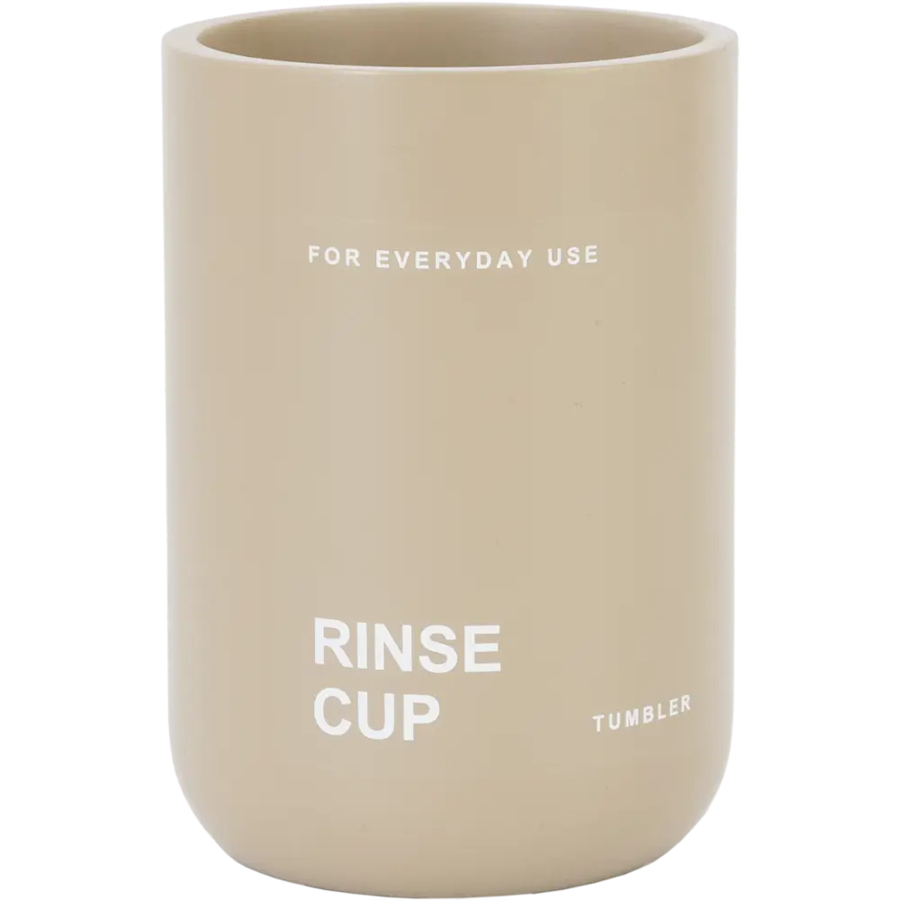 Стакан для зубных щеток Vidage Kitba полирезин цвет бежевый STLM-2107925 - Вид №1