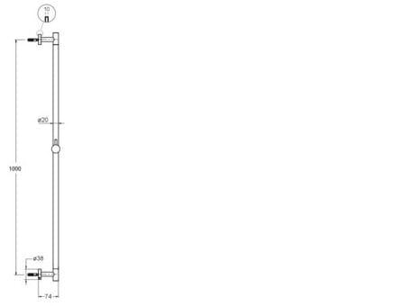 Аукцион вверх и вниз CRISTINA Rubinetterie Completamenti per Doccia/Vasca/Lavabo - Системы для душа и ванн ARCH-00107951 - Вид №2