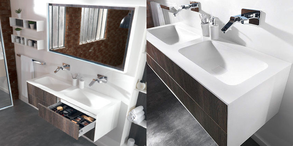 Комплект мебели для ванной KITO1411 KITOI Ambiance Bain - Вид №1