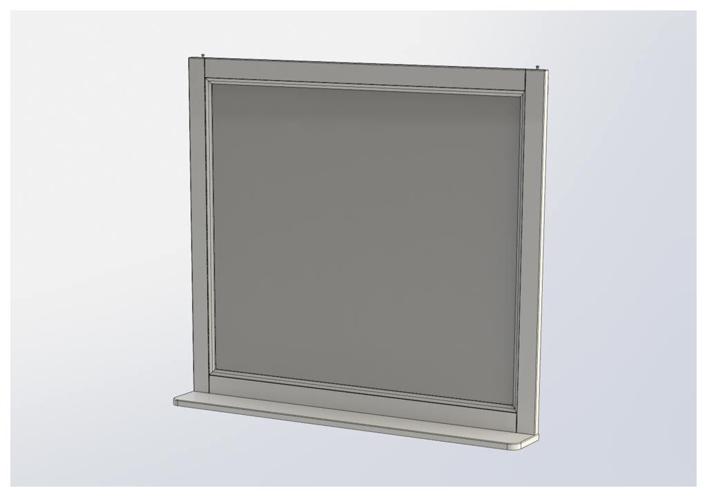 Зеркало Aquanet Бостон 100 ясень 00206544 - Вид №2