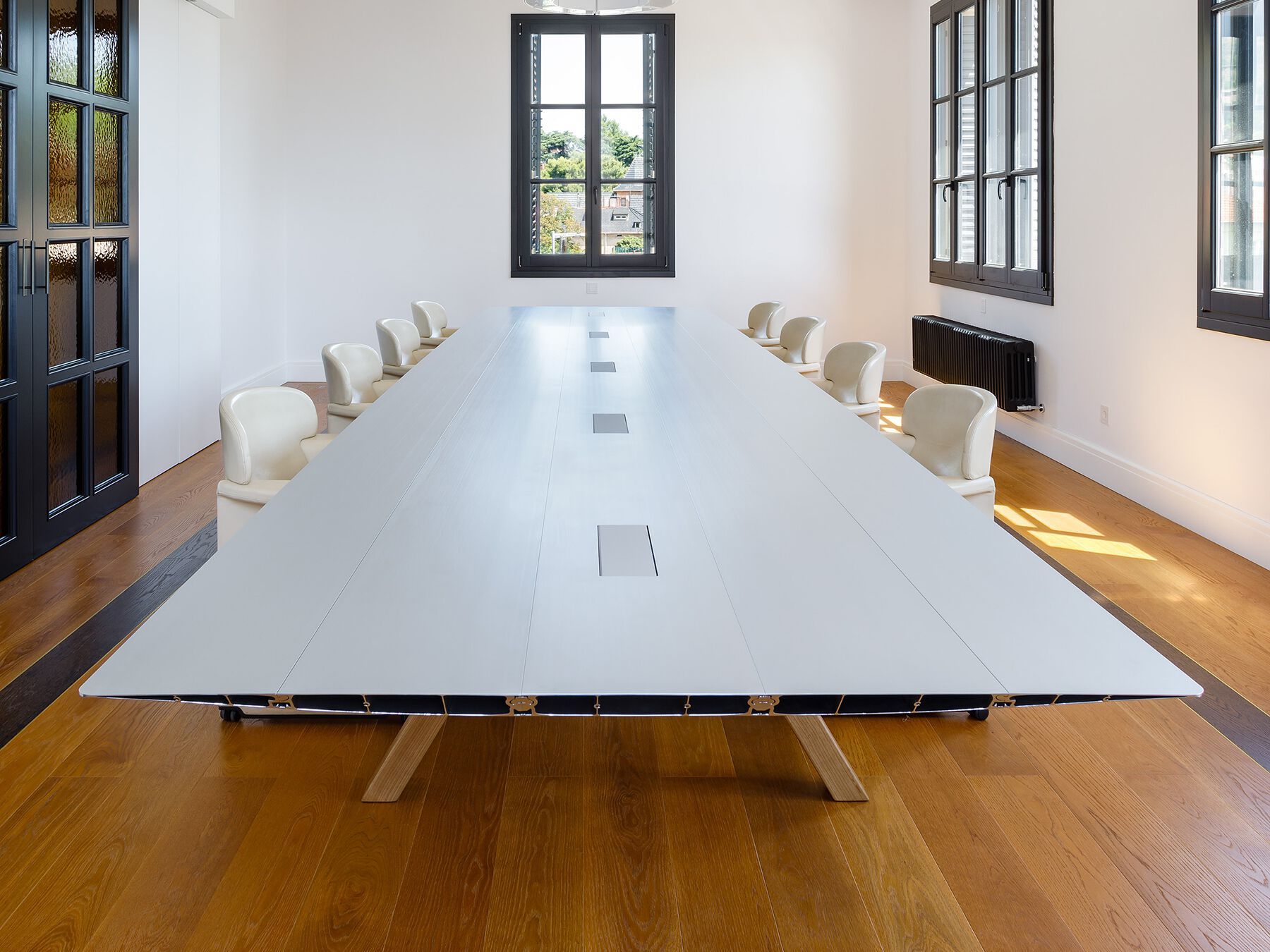 Прямоугольный обеденный стол из алюминия и дерева BD Barcelona Aluminium ARCH-00066784 - Вид №5