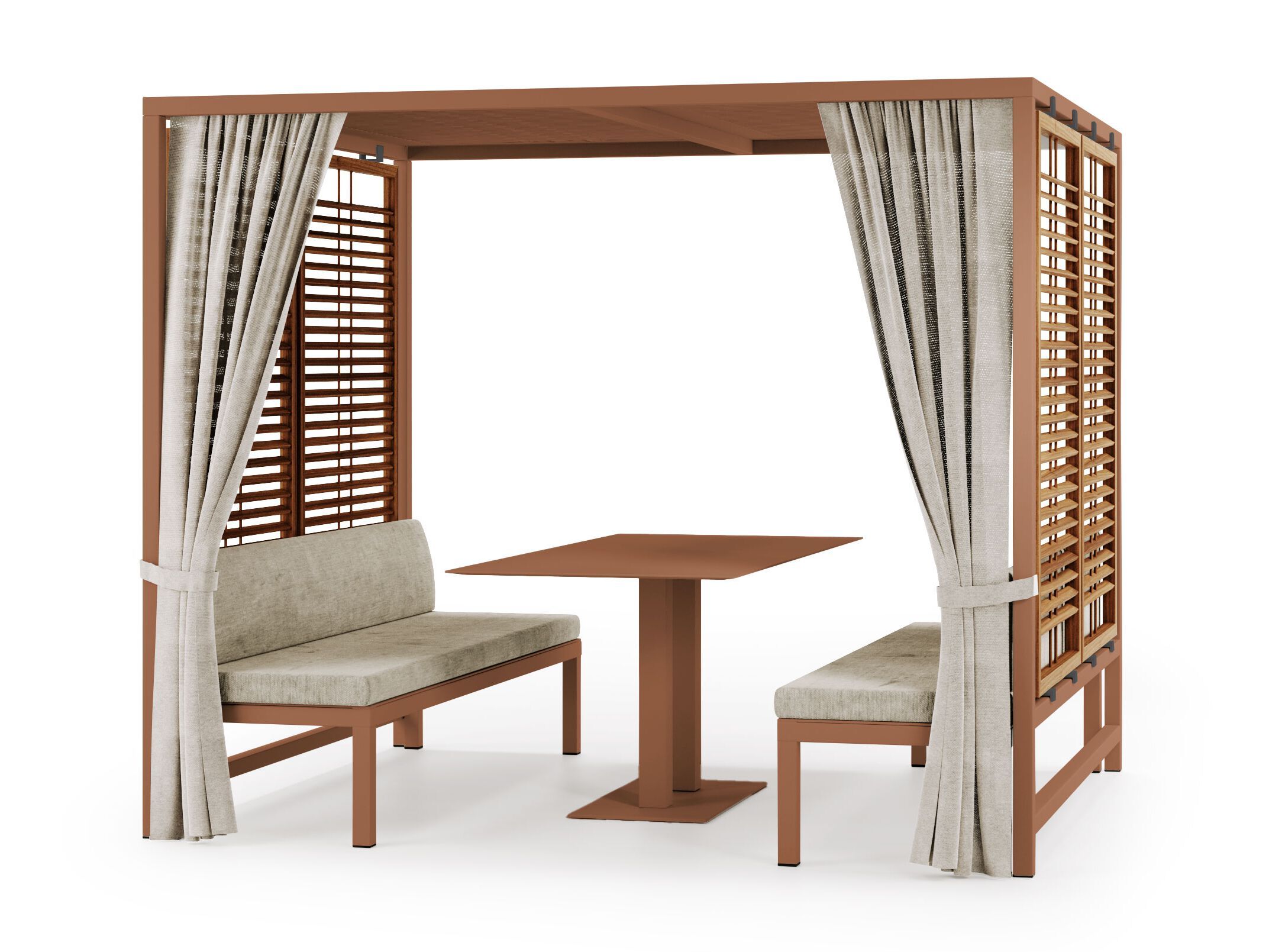 Алюминиевая беседка со столом Atmosphera альков ARCH-00084881 - Вид №17