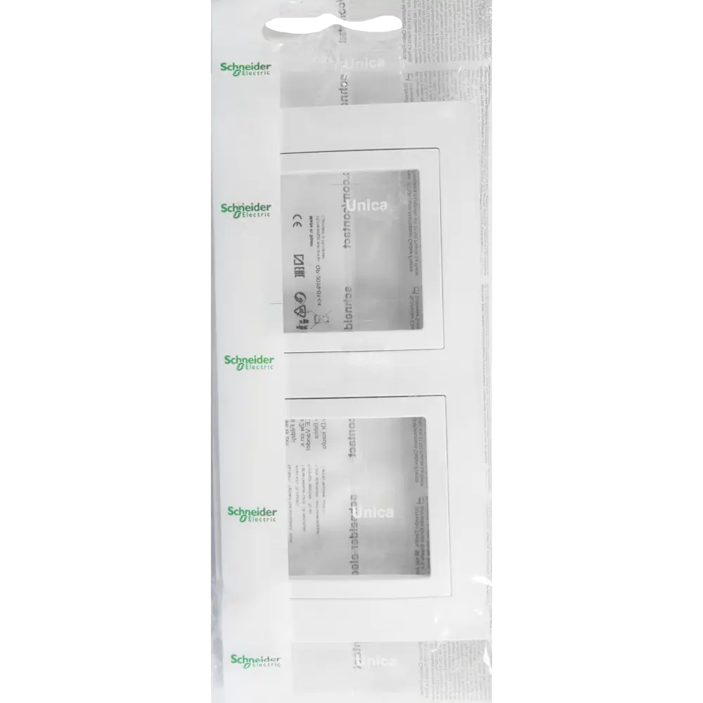 Рамка для розеток и выключателей Systeme Electric Unica 2 поста, цвет бежевый STLM-2014581 - Вид №4