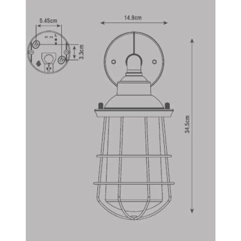 Бра уличное вниз Inspire Ikitos 1xE27х60 Вт, цвет чёрный, IP44 STLM-2159264 - Вид №9