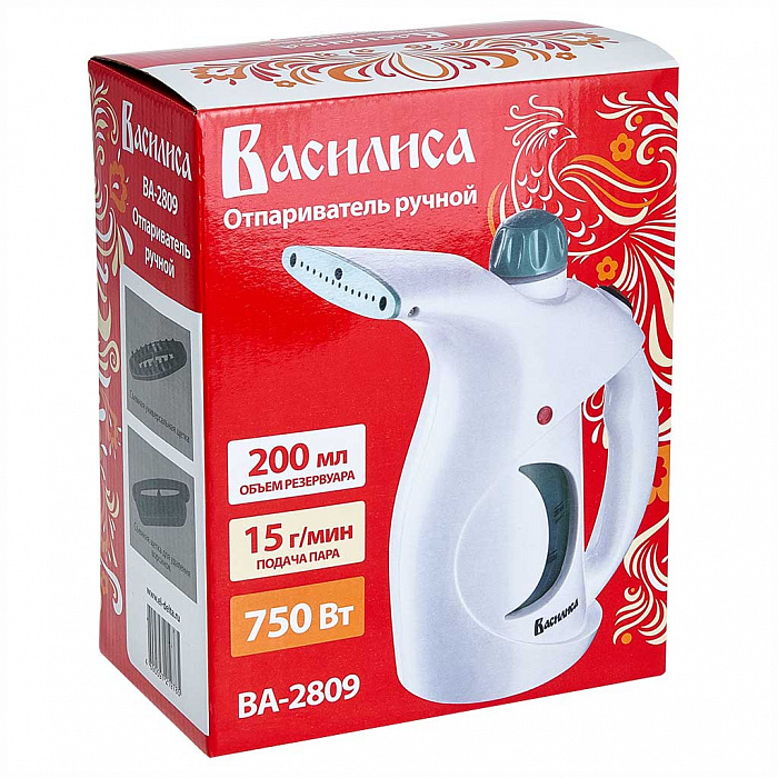 5354072 Отпариватель ВАСИЛИСА ВА-2809 белый STDN-0004179 - Вид №6
