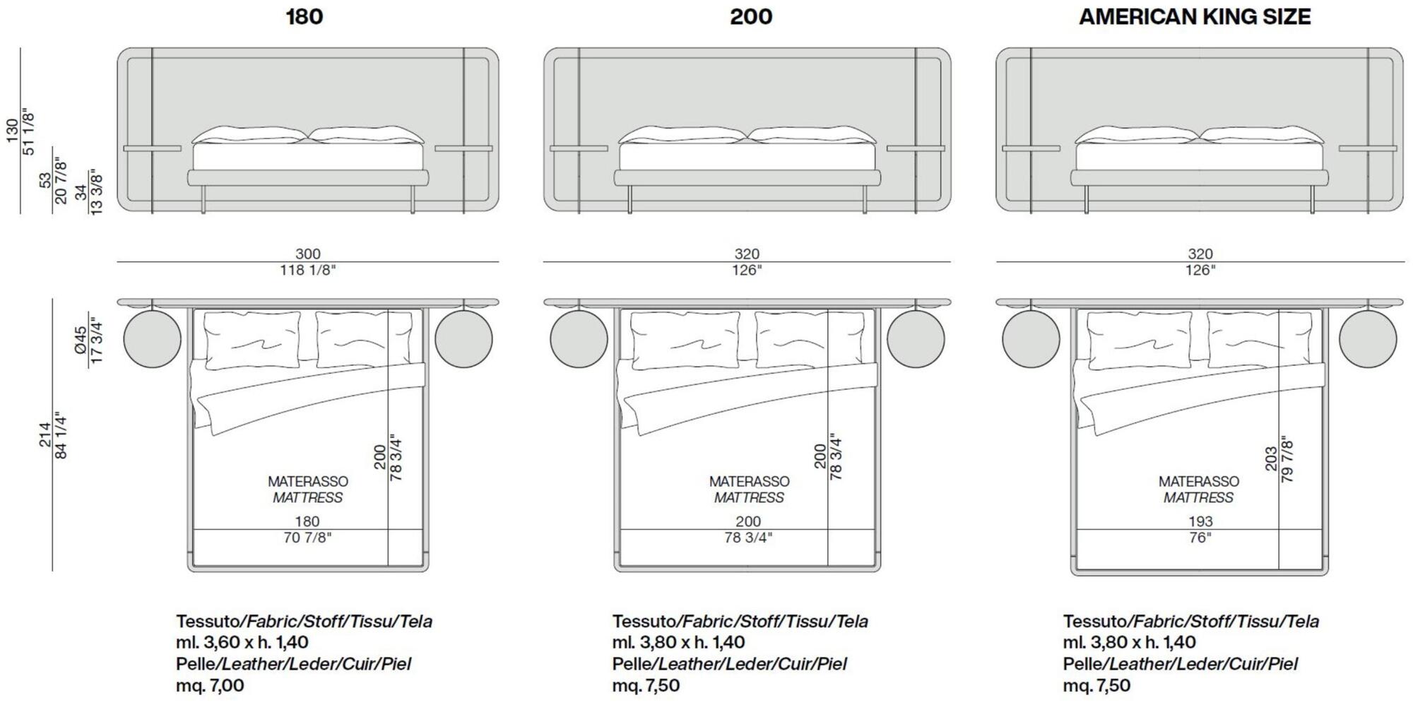 Porada Деревянная кровать со встроенными прикроватными тумбочками Eighteen sun-id-1509630 - Вид №3