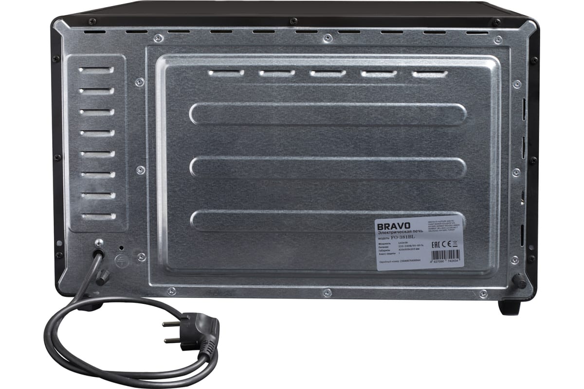 9028344 Мини-печь BRAVO FO-38BLR черный STDN-0061367 - Вид №1