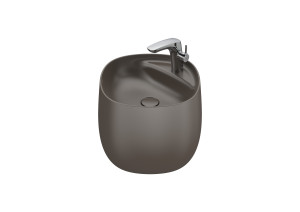 A3270B1660 Настенная раковина FINECERAMIC® со встроенной полупьедесталом ROCA Beyond