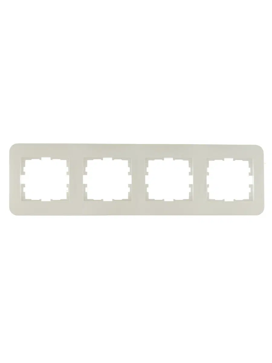 ASTI Рамка 4-ая горизонтальная б/вст крем LEZARD 7081-0300-149 - Вид №1