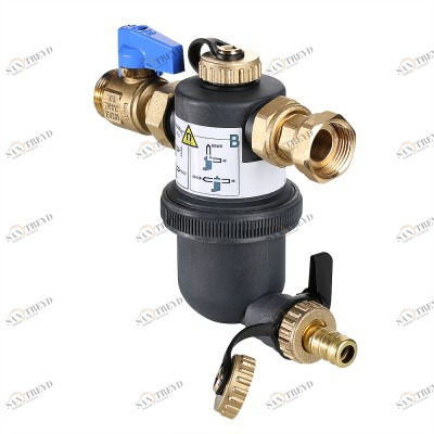 VT.383.B.05 Фильтр-дешламатор с пластиковым корпусом Valtec 3/4" 