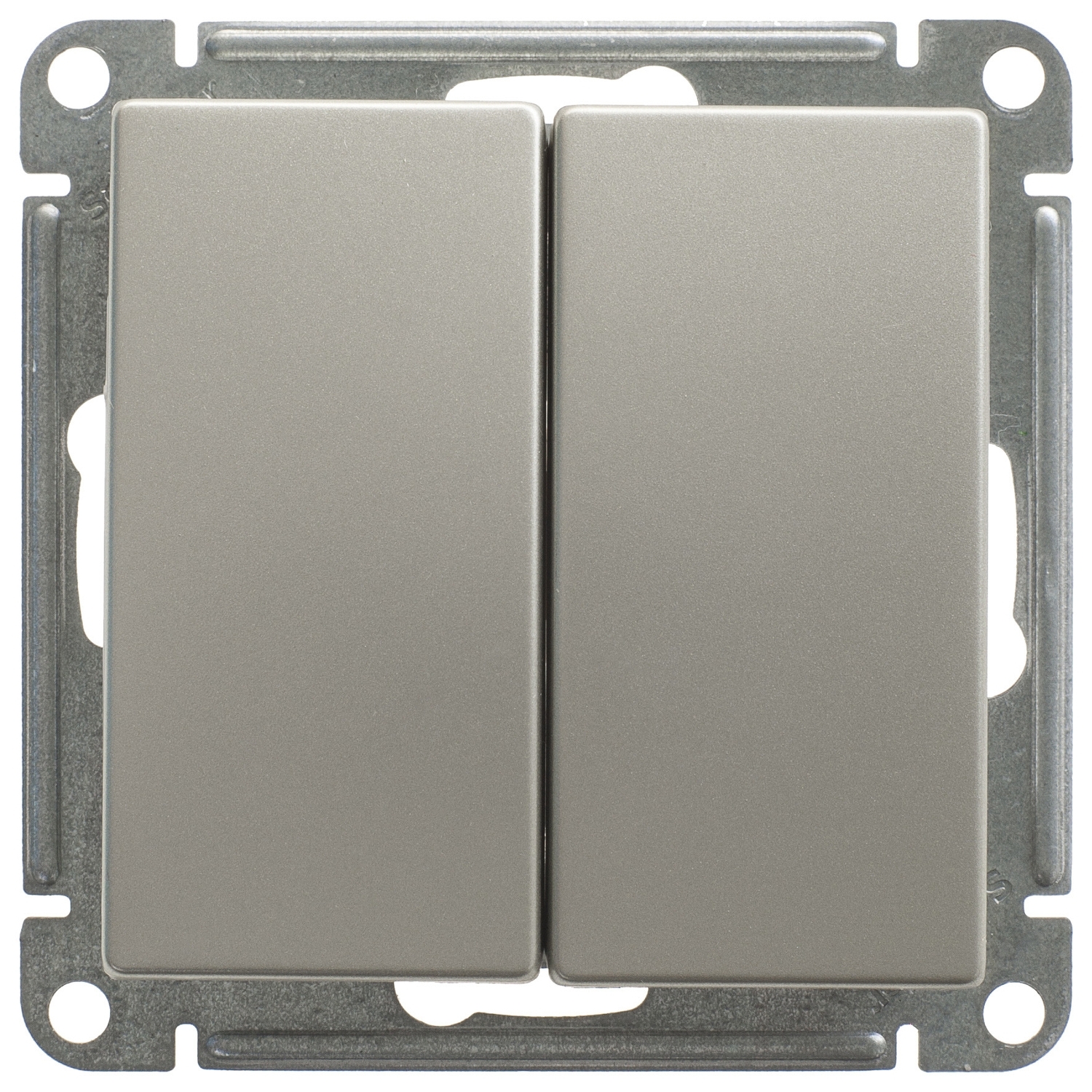 VS610-256-4-86 2-клавишный переключатель, 10АХ, механизм, шампань Schneider Electric W59 