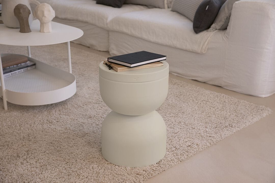 Алюминиевый журнальный столик с отсеком для хранения Fermob Piapolo ARCH-00027214 - Вид №6