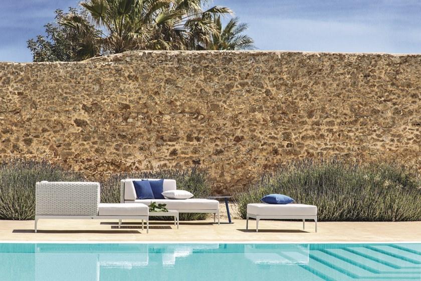 Ethimo Низкий садовый стул с обивкой Infinity Ifpu2_0t - Вид №1