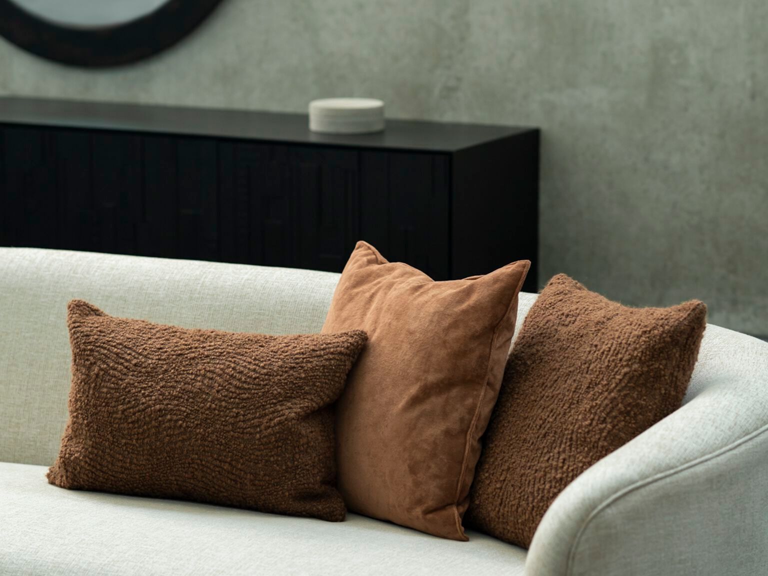 Квадратная подушка из ткани Ethnicraft необходимость ARCH-00064804 - Вид №5