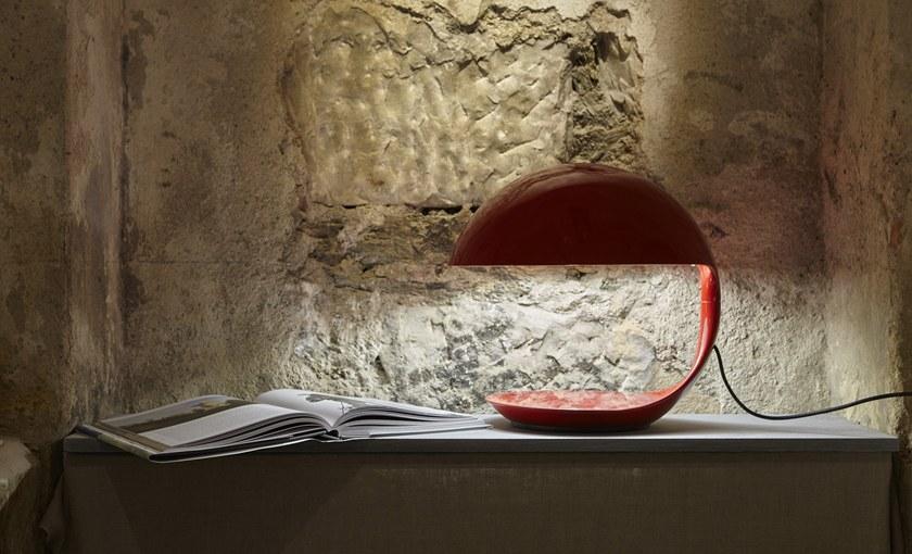 Martinelli Luce Вращающаяся настольная лампа из смолы с прямым светом Cobra 629/ro - Вид №2