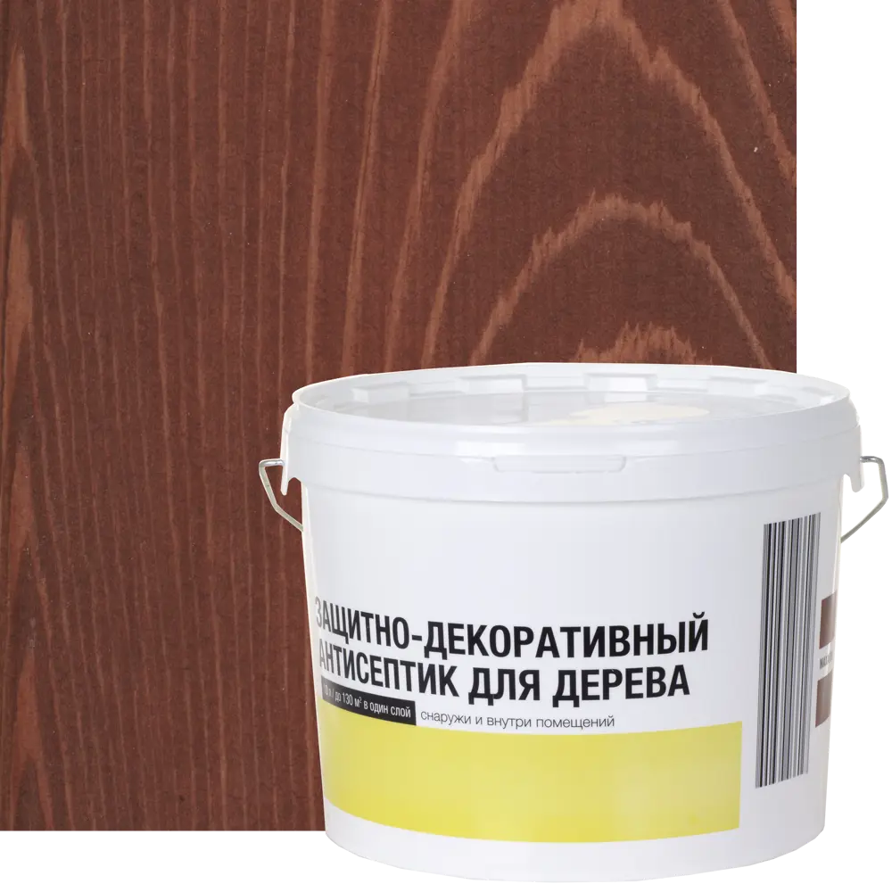 ЛЦ Антисептик махагон матовый 10 л для защиты дерева 82603192 STLM-0031239